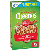 Apple Cinnamon Cheerios Family Size Heart Healthy Gluten Free Oat Cereal 19 oz