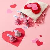 hersheys hugs & kisses assorted flavored 21.4 oz valentines candy bag kosher gluten-free milk chocolate