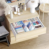 White-Grey Dresser Organizer Set of 12 PCS - Perfect for Nursery, Bedroom, Closet, Baby Clothes Organizer and Storage