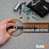 RAK Multitool Pen - Multi-Tool Pens, LED Light, Flathead, Phillips Screwdrivers, Level, Ruler, Bottle Opener, and Stylus. Cool Gadgets Gifts for Men, Dad, EDC Pen Tool, Gift-Ready Box, Pack of 2