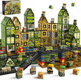 GobiDex 100PCS magnetic building blocks army toys for toddler kids ages 3-5, STEM construction toys for boys and girls