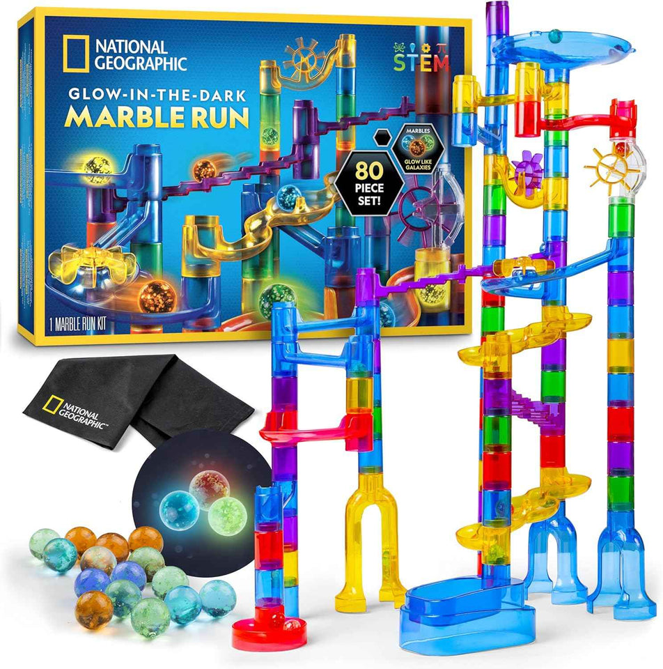 national-geographic-glowing-marble-run-80-piece-construction-set-stem-gifts