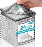 12 PCS Non Scratch Wire Dishcloth, Cleans Fast Without Scratching, Stands Up to Stuck-on Grime, Multi-Surface Safe, Wire Dishwashing Rag Cleaning Power for Everyday Jobs 7.87“ x 7.87”