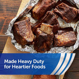 Reynolds Wrap Heavy Duty Aluminum Foil Roll, Thick Heavy Duty Foil for Added Strength and Durability, Secure Easy Open and Close Tab, 12 Inches Wide, 50 Sq. Ft.