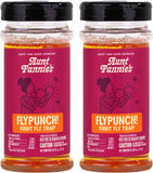 Aunt Fannie's FlyPunch Fruit Fly Trap for Indoor and Kitchen Use, Ready to Use, Made with Plant Based Ingredients, Safe Near Food, Each Bottle Lasts Up to 30 Days, Pack of 2