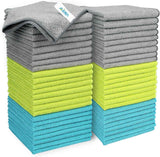 50-Piece AIDEA Microfiber Cleaning Cloths for Cars, Kitchen, Windows, and More