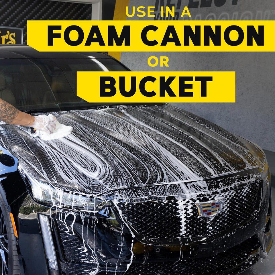 Meguiar's Gold Class Car Wash - 64 Oz, Foam Cannon or Bucket Wash, Safe for All Paint Types, 1-Step Cleaning and Conditioning
