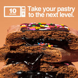 Legendary Foods 22g protein pastry double chocolate low carb keto snack 8 pack gluten conscious