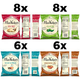 Miss Vickie's Kettle Cooked Potato Chips, Variety Pack, 1.375 Ounce (Pack of 28) with 4 Farm-Inspired Flavors