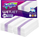 Swiffer WetJet Hardwood Floor Cleaner Spray Mop Pads, 24 Count - Multi Surface Cleaning Supplies