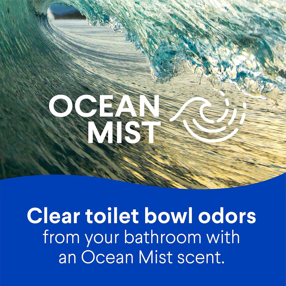 CLOROX Toilet Bowl Cleaner Clinging Bleach Gel, Ocean Mist, 24 Fl Oz, Pack of 2 (Package May Vary) - Rayz Mart