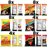 Frito-Lay Flamin' Hot Mix Variety Pack, 40 Single Serve Bags, 3.34 Pounds, Packaging May Vary
