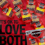 Jack Link's Beef Jerky Variety Pack - Includes Original and Teriyaki Jerky, Bulk Protein Snack Pack, Good Source of Protein, Meat Snacks Made with 100% Beef, Individual Bags - 1.25 Oz (Pack of 9)