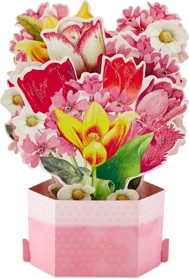Hallmark Paper Wonder Mother's Day Pop Up Card (Marjolein Bastin Bouquet)